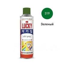 Аэрозольная краска в баллончике Lucky зеленая 530 мл