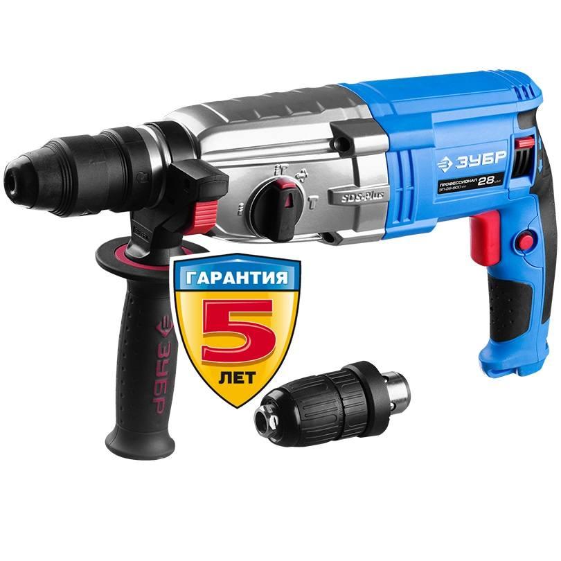 я/Перфоратор ЗУБР ЗП-28-800КМ SDS+ 3-х реж БЗП, 3,0Дж я/Перфоратор ЗУБР ЗП-28-800КМ SDS+ 3-х реж БЗП, 3,0Дж