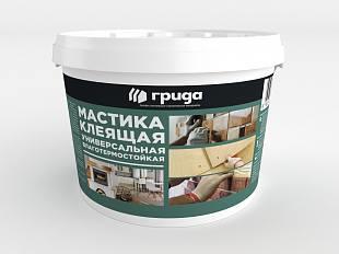 Мастика клеящая унив.влаготермостойкая 1,5кг, Грида (без запаха) Мастика клеящая унив.влаготермостойкая 1,5кг, Грида (без запаха)