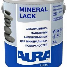 Лак для камня и кирпича полумат. 2.4л  AURA MINERAL