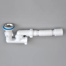 Сифон д/душего поддона с гофрой Е215