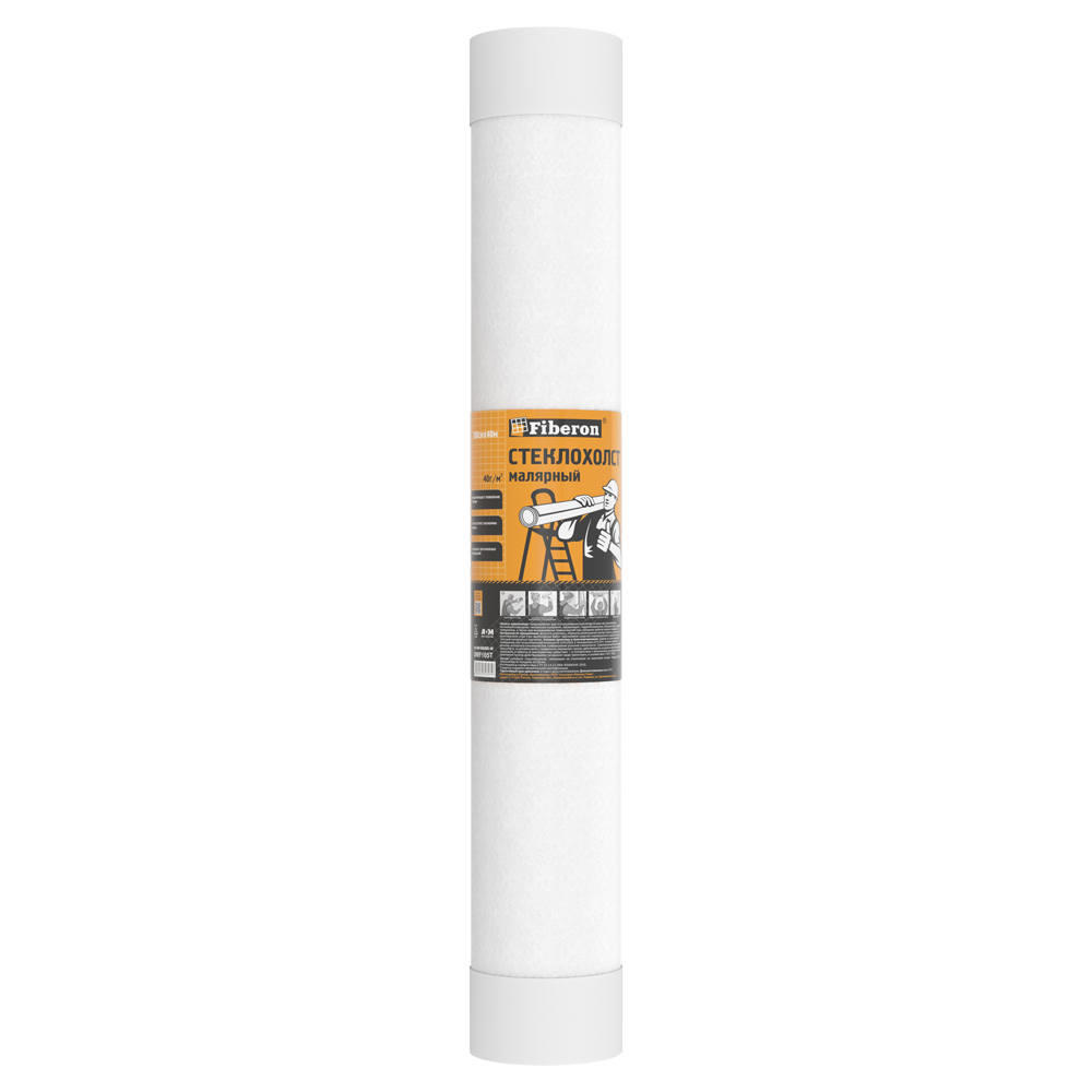 Стеклохолст малярный рулон 1х40м  40гр/кв. м (1/8) FIBERON