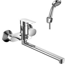 Смеситель д/ванны рычажный S35-33 с плоским изливом 350 мм