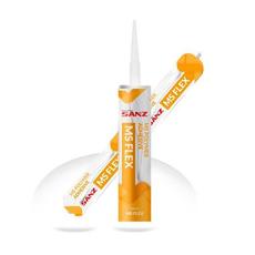 Герметик -клей гибридный МС- полимер SANZ MS-FLEX колбаса 600мл белый