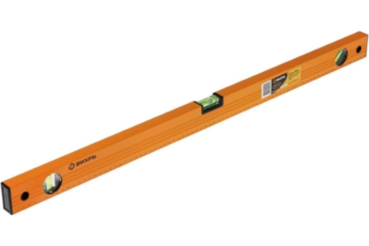 Уровень фрезированный, 3 глазка, Вихрь, 80см