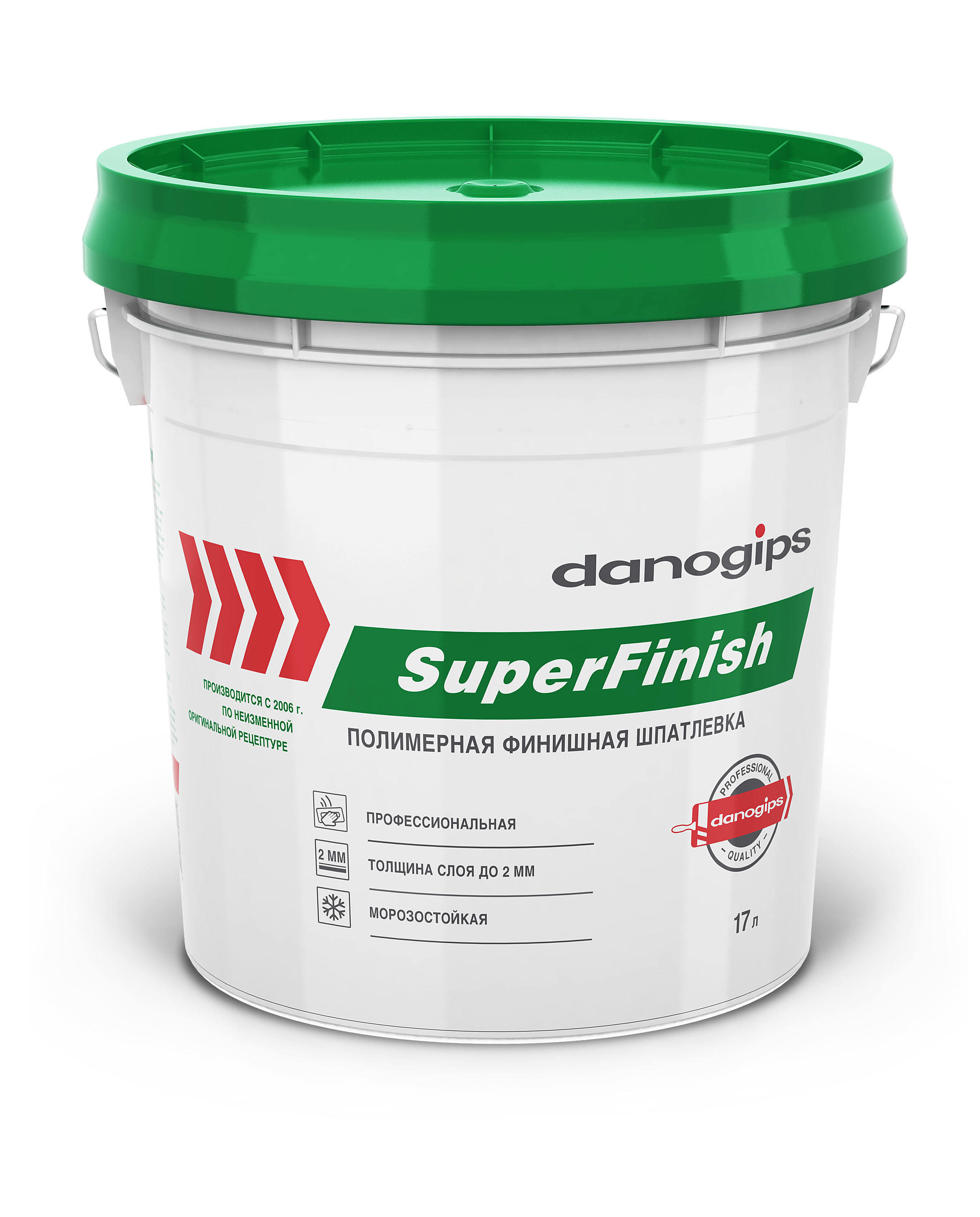 Шпаклёвка готовая финишная Danogips SuperFinish, 24 кг Шпаклёвка готовая финишная Danogips SuperFinish, 24 кг