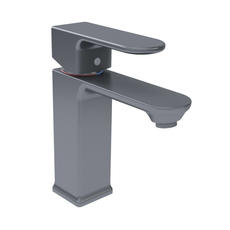 Смеситель д/раковины рычажный (SWES) 1UPO00-GM Вороненый