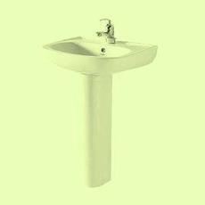 Умывальник HD2 555*445*780 пьедестал HUIDA (бежевый) 