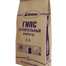 Гипс  строительный Диола Г- 5 (алебастр) 5кг