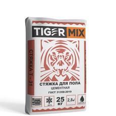 Стяжка для пола для внутренних и наружных работ, ТайгерМикс Т-31 (5-50мм), 25кг 