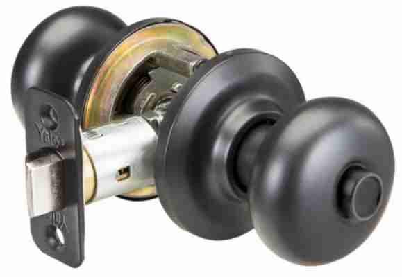 Защелка MZ-SC-03 (мат.черный) без запирания