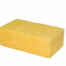 Губка целлюлозная односторонняя желтая 140*90*35мм