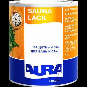 Лак для бань и саун (с воском) 1л AURA Sauna Лак для бань и саун (с воском) 1л AURA Sauna
