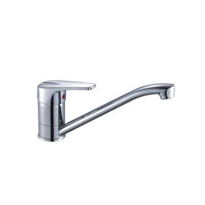 Смеситель д/кухни рычажный D40-21 с поворотным излив. 250 мм, крепление универс., хром 