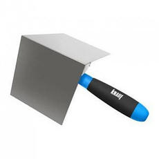 Кельма для нанесения шпатлевки на внутренние углы нержавеющая, КНАУФ, 60*80мм