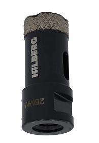 Коронка алмазная  25 мм с воском Super Hard, Hilberg 