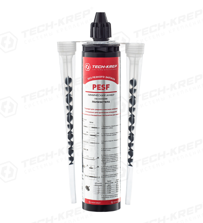 Анкер химический TECH-KREP PESF POLYESTER 300мл без запаха Анкер химический TECH-KREP PESF POLYESTER 300мл без запаха