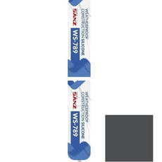 Герметик атм. силикон  SANZ колбаса 590мл. антрацит 7016