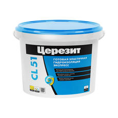 Мастика  гидроизоляционная ЦЕРЕЗИТ CL 51  5кг (без запаха)