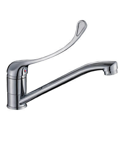 Смеситель рычажный Y35-25 с поворотным локтевой рукояткой