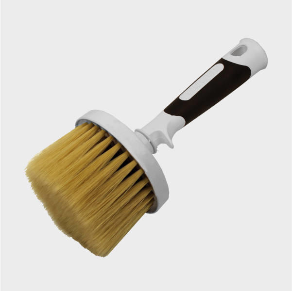 Кисть круглая 65 мм смеш. искусственный ворс, 2К ручка DECOR 1/8