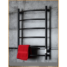 Полотенцесушитель эл.Вертикаль 15х120 справа терморегулятор ЧЕРНЫЙ МУАР  