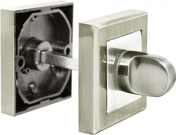 Завертка сантехническая Rucetti RAP WS-S SN/CP хром/белый никель квадратная