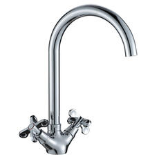 Смеситель д/кухни буксовый RS42-72 высокий поворот излив хром