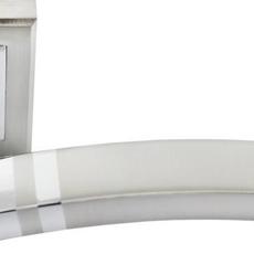 Ручка дверная Rucetti RAP 13-S SN/CP белый никель