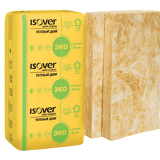 Минвата  ИЗОВЕР Теплый дом плита пл.13,5  50*610*1170мм, 1/14, 0,5м3, 10м2