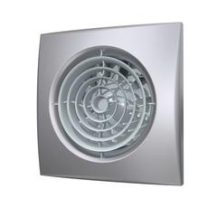 Вентилятор 100 Aura 4C gray metal обр. клапан