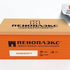 Пеноплэкс  Комфорт 0,05*0,585*2,385м, 0,0698м3, 1,395м2 (1/8шт)