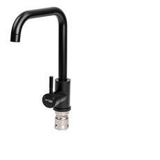 Смеситель д/кухни рычажный нерж c п-к фильтру Черный AQUAVISTA 19003