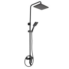 Стойка душевая GFmark (смеситель, лейка, верхний душ, гусак)  5775