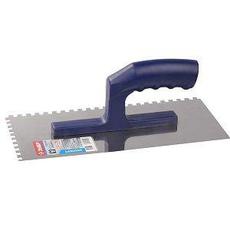 Гладилка зубчатая нержавеющая с деревянной ручкой, ЗУБР, 6*6мм