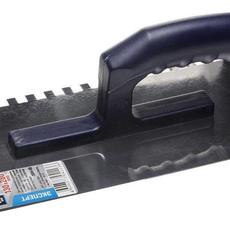 Гладилка зубчатая нержавеющая с деревянной ручкой, ЗУБР, 8*8мм