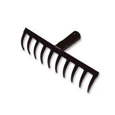 Грабли 12-ти зубые, прямые D25, без черенка, Росток, 312*60мм